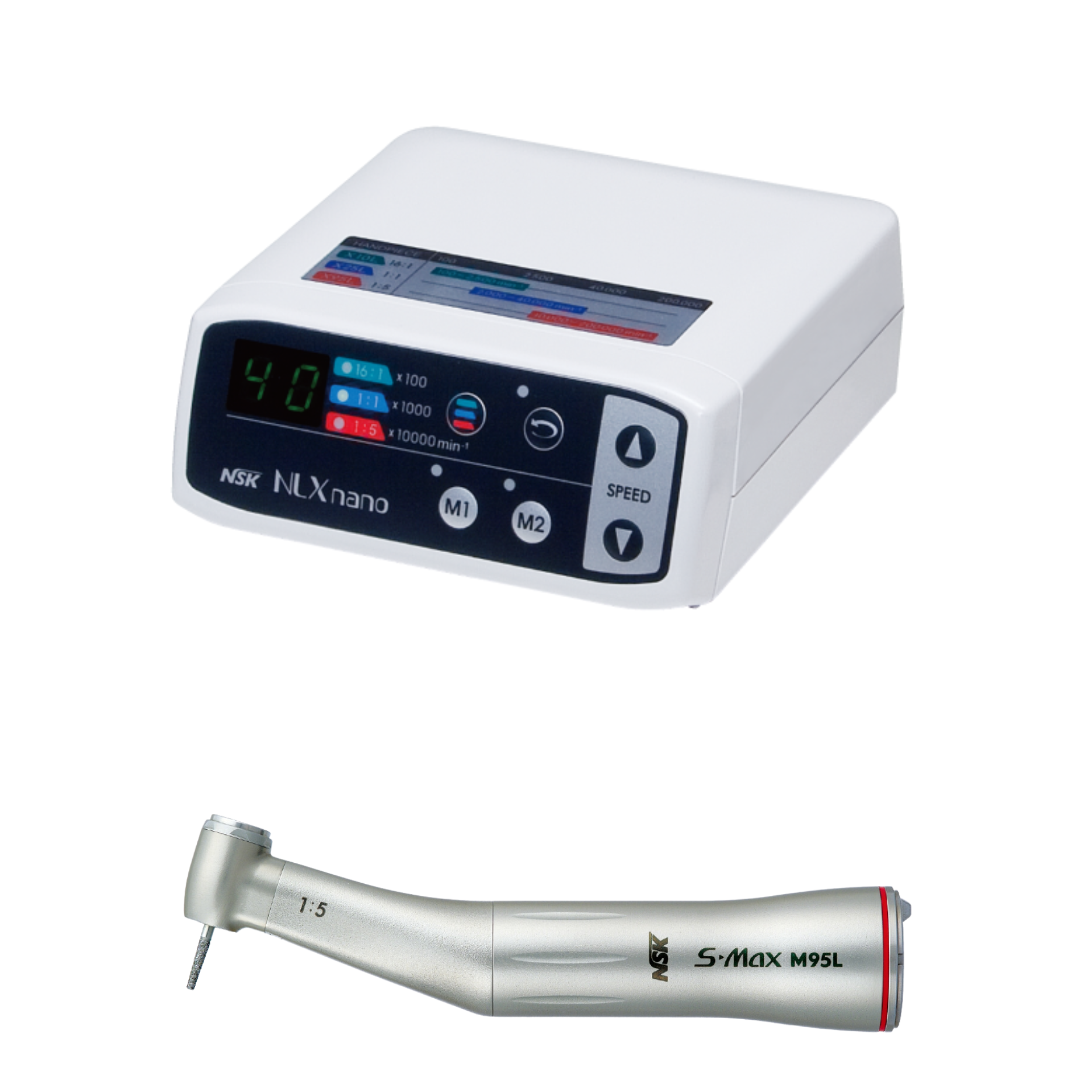 Micro Motor Elétrico NLX Nano NSK 220v - combo I