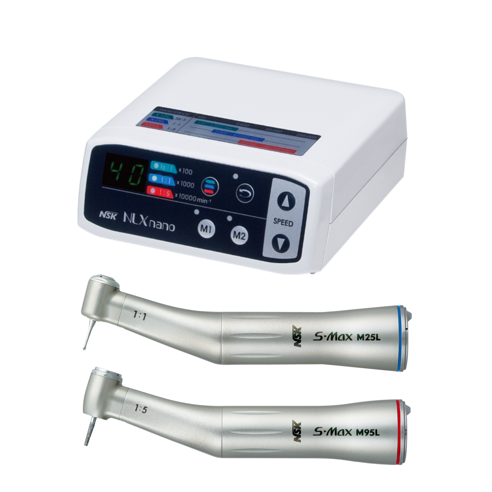 Micro Motor Elétrico NLX Nano NSK 220v - combo II
